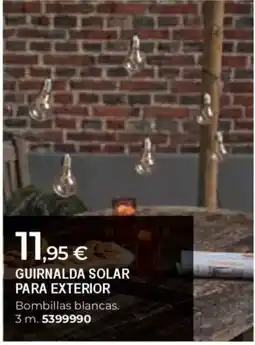 BigMat Guirnalda solar para exterior oferta