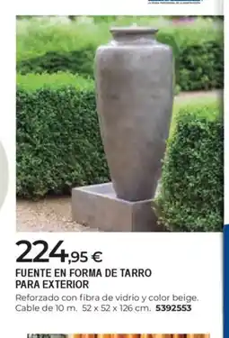 BigMat Fuente en forma de tarro para exterior oferta