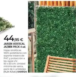 BigMat Jardín vertical jazmin pack oferta