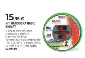 BigMat BIGMAT Kit manguera basic oferta