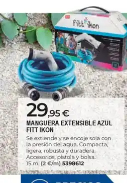 BigMat Manguera extensible azul fitt ikon oferta