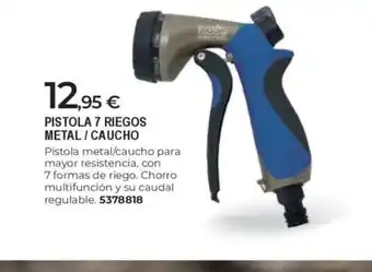 BigMat Pistola 7 riegos metal/caucho oferta