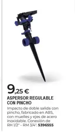 BigMat Aspersor regulable con pincho oferta