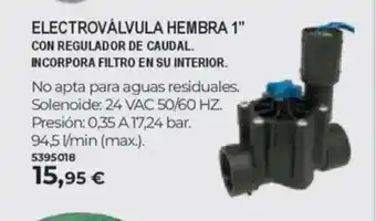 BigMat Electroválvula hembra 1 oferta