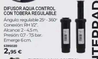 BigMat Difusor aqua control con tobera regulable oferta