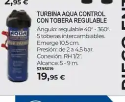 BigMat Turbina aqua control con tobera regulable oferta