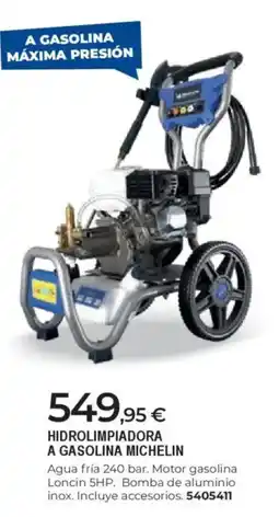 BigMat MICHELIN Hidrolimpiadora a gasolina oferta