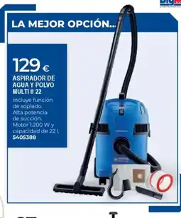 BigMat Aspirador de agua y polvo multi ii 22 oferta