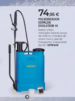 BigMat Pulverizador espalda evolution 16 oferta