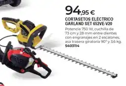 BigMat Cortasetos eléctrico garland set 652ve-v20 oferta
