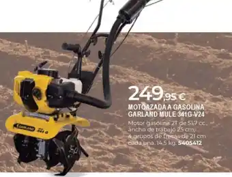 BigMat Motoazada a gasolina garland mule 341g-v24 oferta
