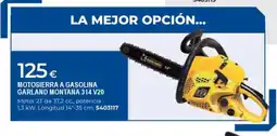 BigMat Motosierra a gasolina garland montana 314 v20 oferta