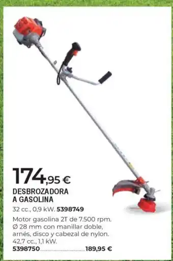 BigMat Desbrozadora a gasolina oferta