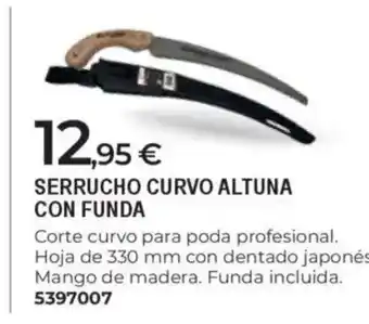 BigMat Serrucho curvo altuna con funda oferta