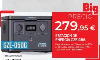 BigMat Estación de energía gze-0506 oferta