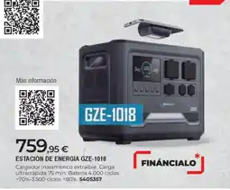 BigMat Estación de energía gze-1018 oferta