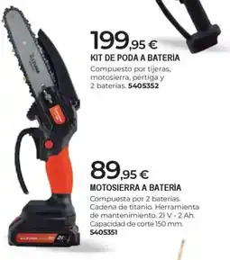 BigMat Motosierra a batería oferta
