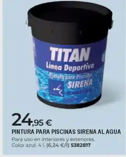 BigMat Pintura para piscinas sirena al agua oferta