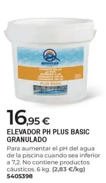 BigMat Elevador ph plus basic granulado oferta