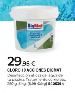 BigMat BIGMAT Cloro 10 acciones oferta