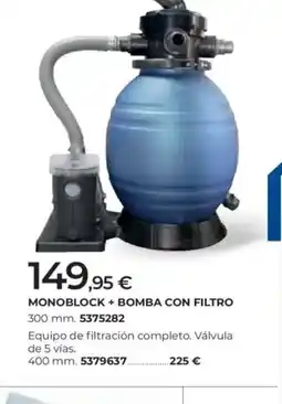 BigMat Monoblock + bomba con filtro oferta