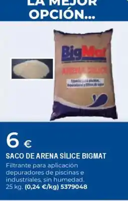 BigMat BIGMAT Saco de arena silice oferta
