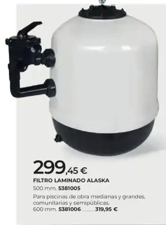 BigMat Filtro laminado alaska oferta