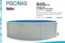 BigMat Piscina con columnas circulares oferta