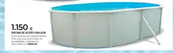 BigMat Piscina de acero ovalada oferta