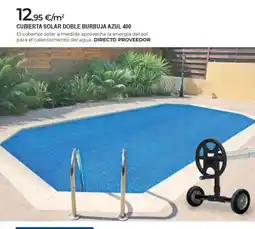 BigMat Cubierta solar doble burbuja azul 400 oferta