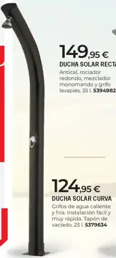 BigMat Ducha solar curva oferta