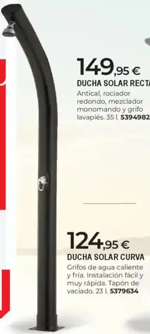 BigMat Ducha solar curva oferta