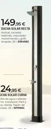 BigMat Ducha solar recta oferta