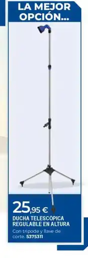 BigMat Ducha telescópica regulable en altura oferta