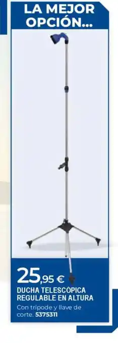 BigMat Ducha telescópica regulable en altura oferta