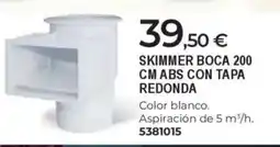 BigMat Skimmer boca 200 cm abs con tapa redonda oferta