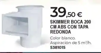 BigMat Skimmer boca 200 cm abs con tapa redonda oferta