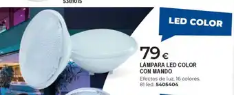 BigMat Lámpara led color con mando oferta
