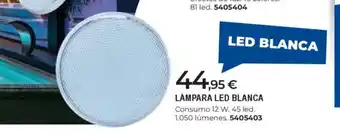 BigMat Lámpara led blanca oferta