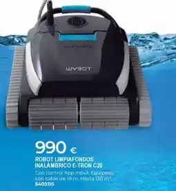 BigMat Robot limpiafondos inalámbrico e-tron c20 oferta