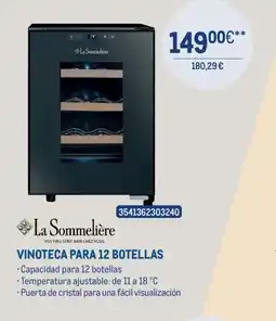 Makro Vinoteca para 12 botellas oferta