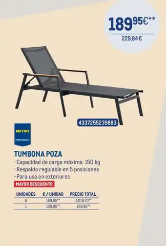 Makro Tumbona poza oferta