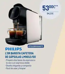 Makro PHILIPS L'or barista cafetera de cápsulas lm9012/00 oferta