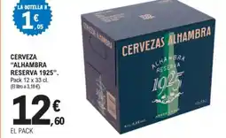 E.Leclerc ALHAMBRA RESERVA1925 Cerveza oferta