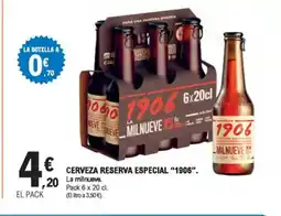 E.Leclerc 1906 Cerveza reserva especial oferta