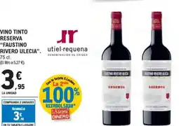 E.Leclerc FAUSTINO RIVERO ULECIA Vino tinto reserva oferta