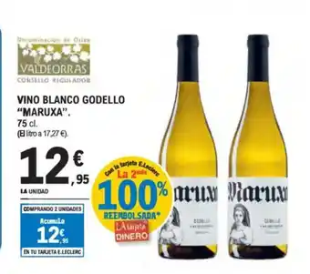 E.Leclerc MARUXA Vino blanco godello oferta