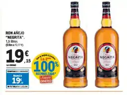 E.Leclerc NEGRITA Ron añejo oferta