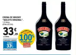E.Leclerc BAILEYS ORIGINAL Crema de whisky oferta