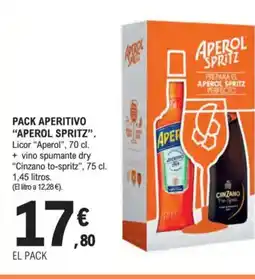 E.Leclerc APEROL SPRITZ Pack aperitivo oferta